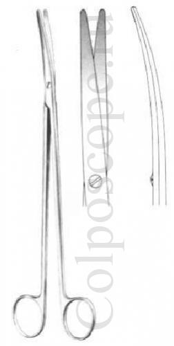 Ножницы по Фино-Метценбауму вертикально-изогнутые для рассечения мягких тканей и сосудов длина 230 мм