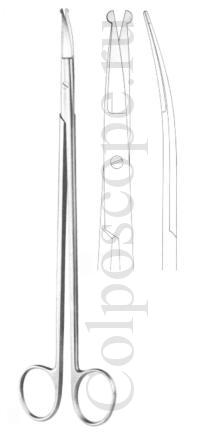 Ножницы нейрохирургические по Стралли вертикально-изогнутые длина 220 мм